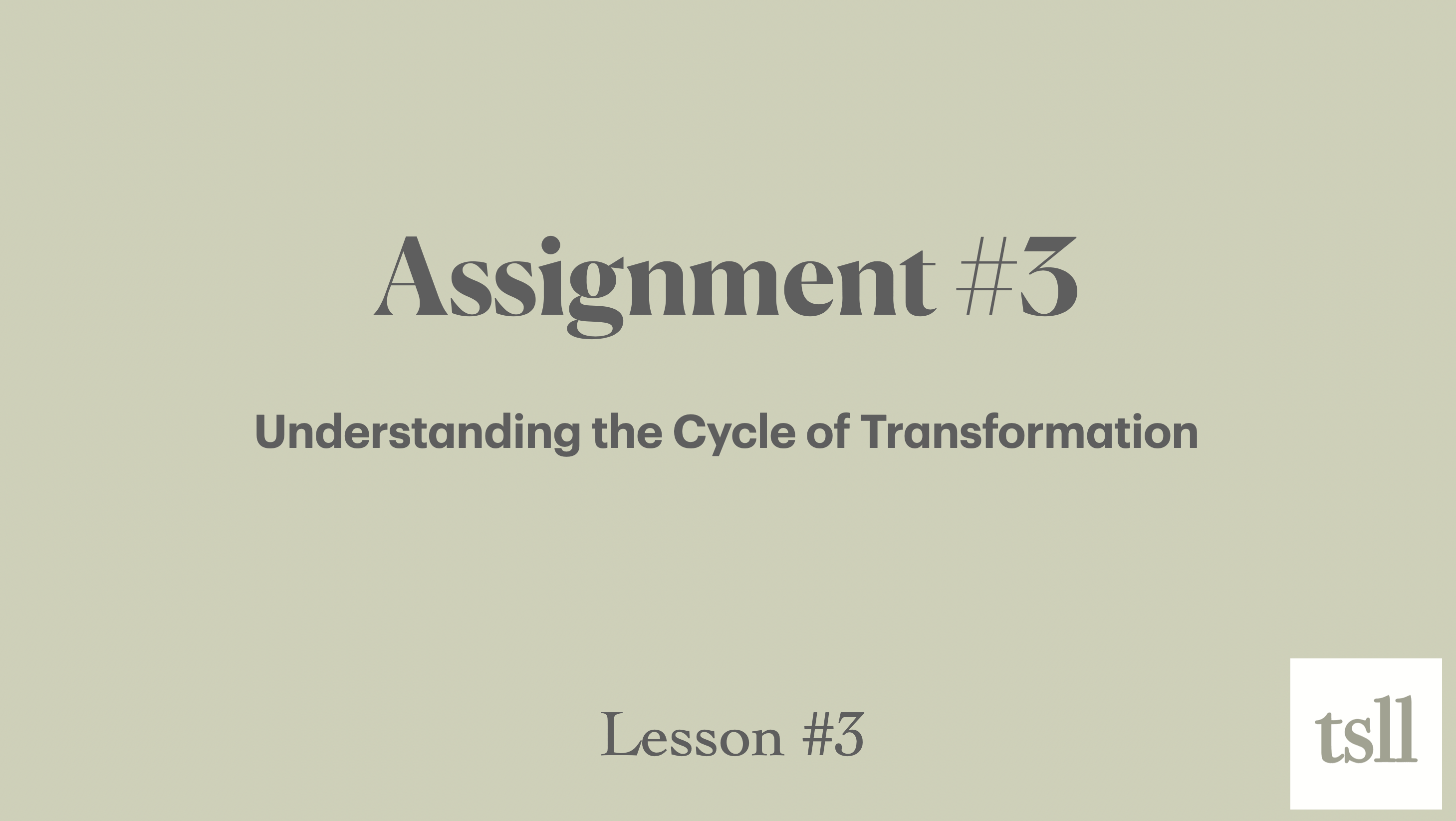 Assignment #3 (6:20)
